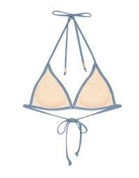 Plain Single Tie Strap Bikini Top (Thick Padded)